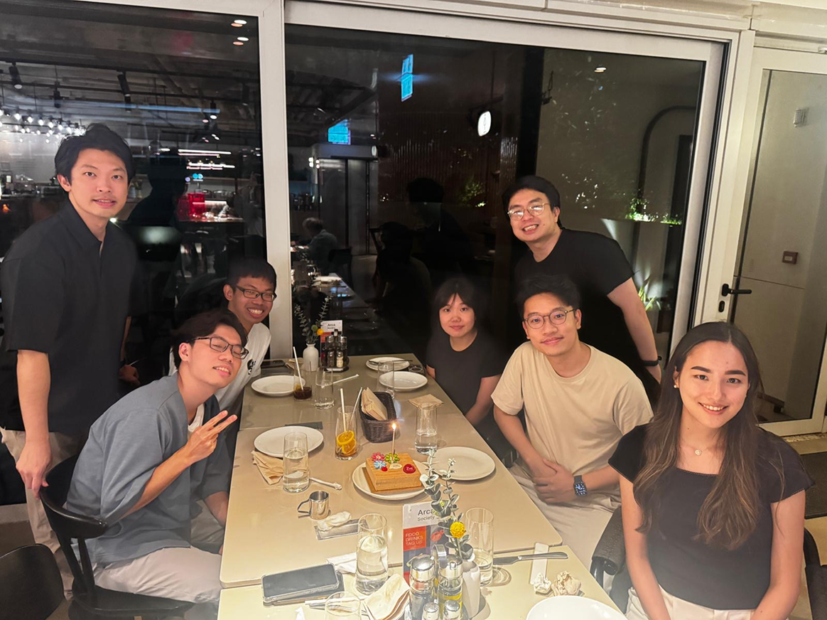 Kin team dinner in Hong Kong